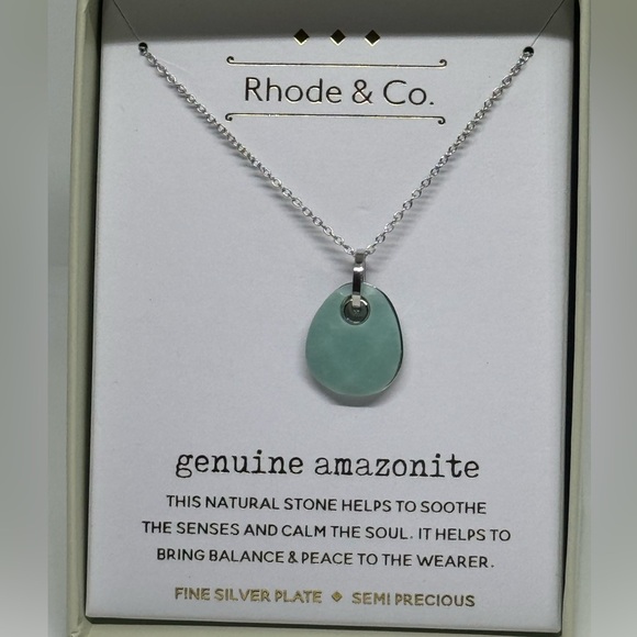 Box Set Silver Plate Semi Precious Pendant Necklace - Picture 2 of 2